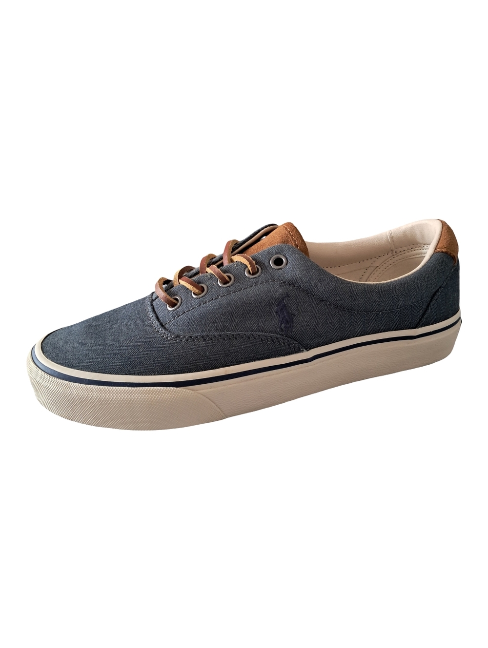 Polo Ralph Lauren Keaton Pony Mens Boat Shoes Sneakers Size 8 NEW Denim Blue